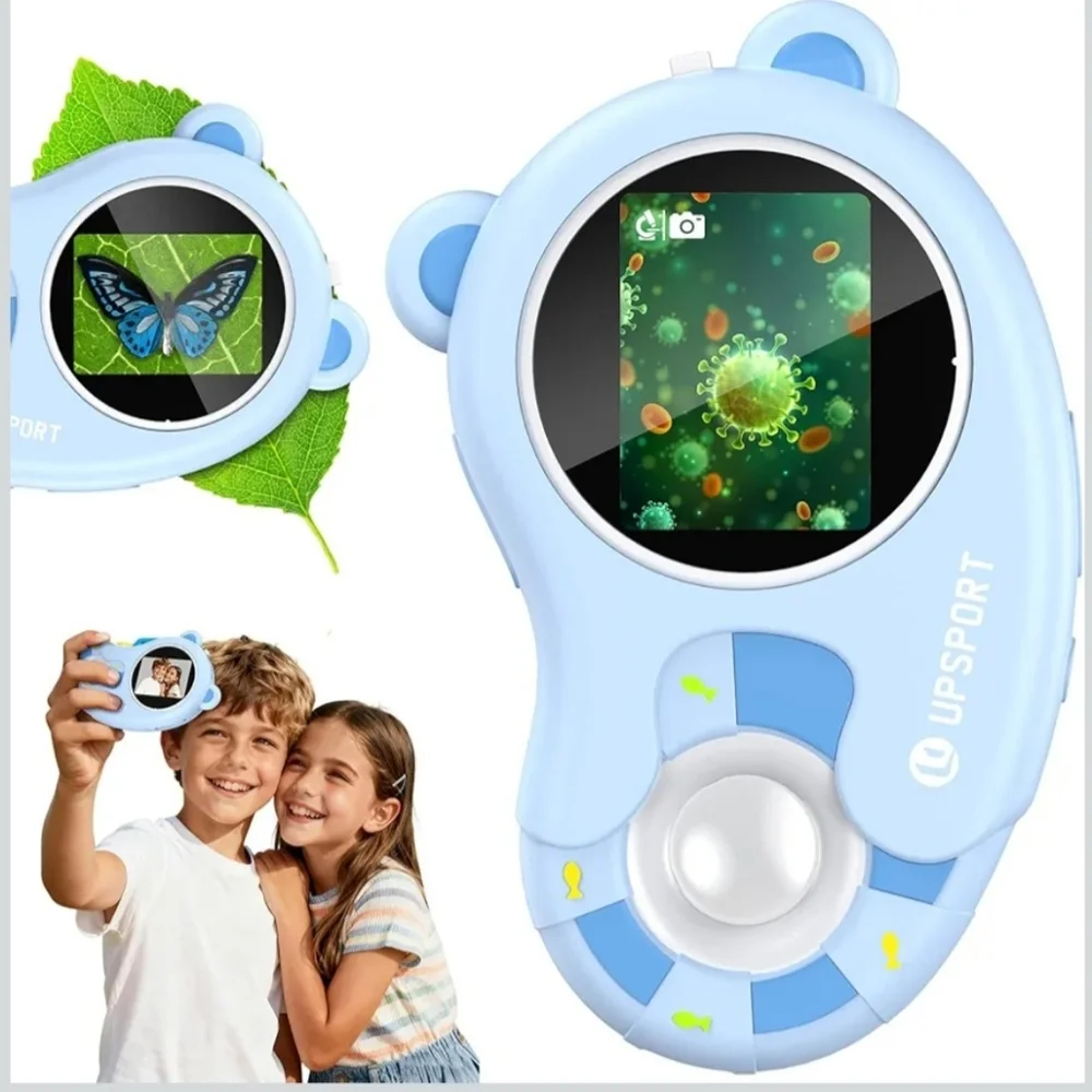 New Handheld Digital Microscope Camera Pocket Portable Little Scientist Kids
